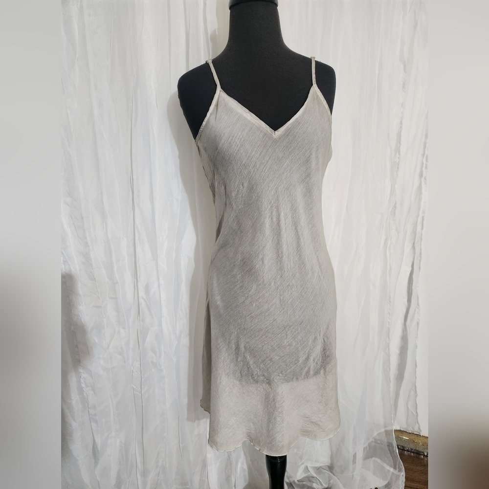 SAGA KHAKI SLIP DRESS SZ 2
